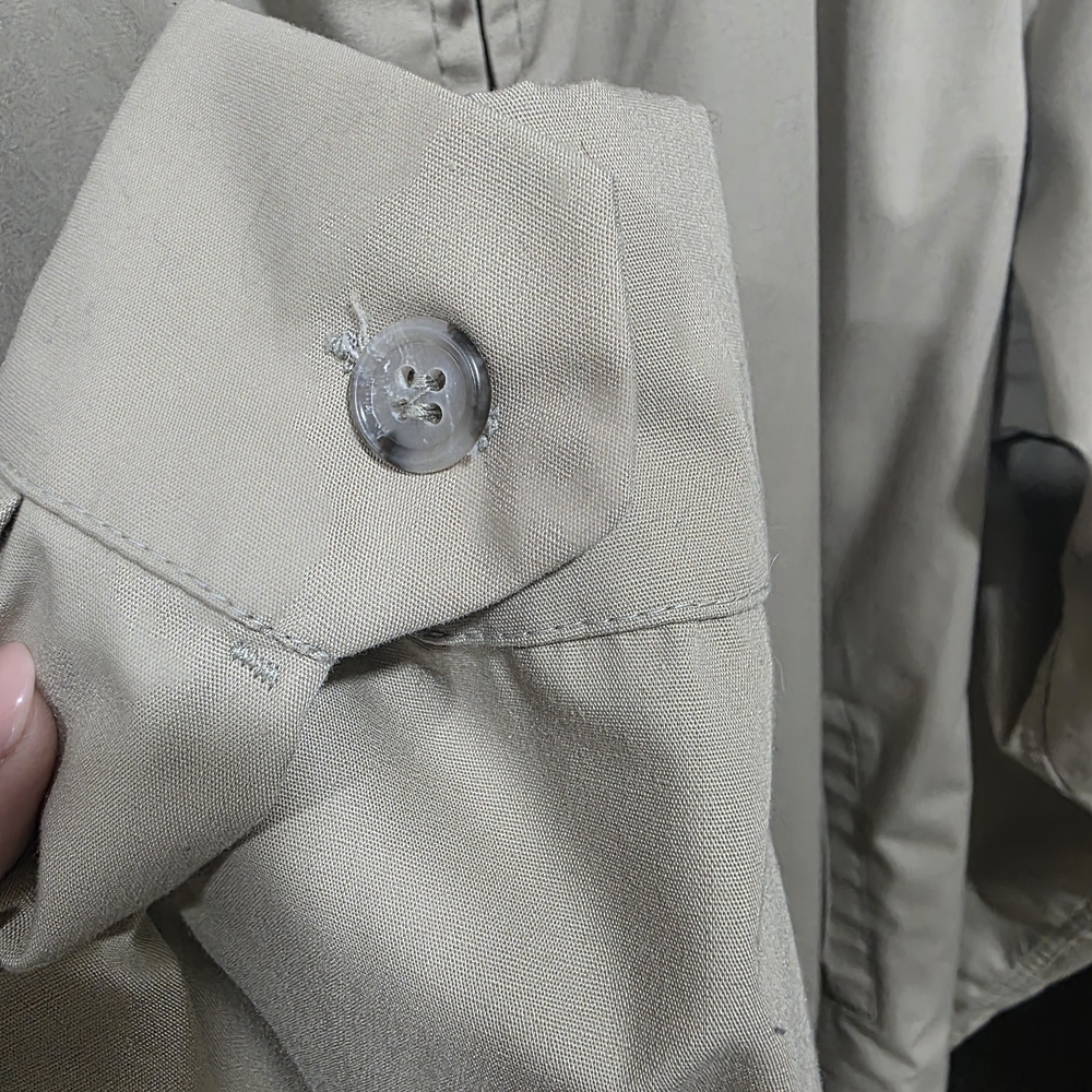 Light Beige LondIn Fog Zip-Front Jacket - Picture 4 of 7